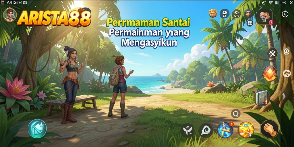 Tampilan gameplay <strong>ARISTA88</strong> yang menghibur dan penuh warna.