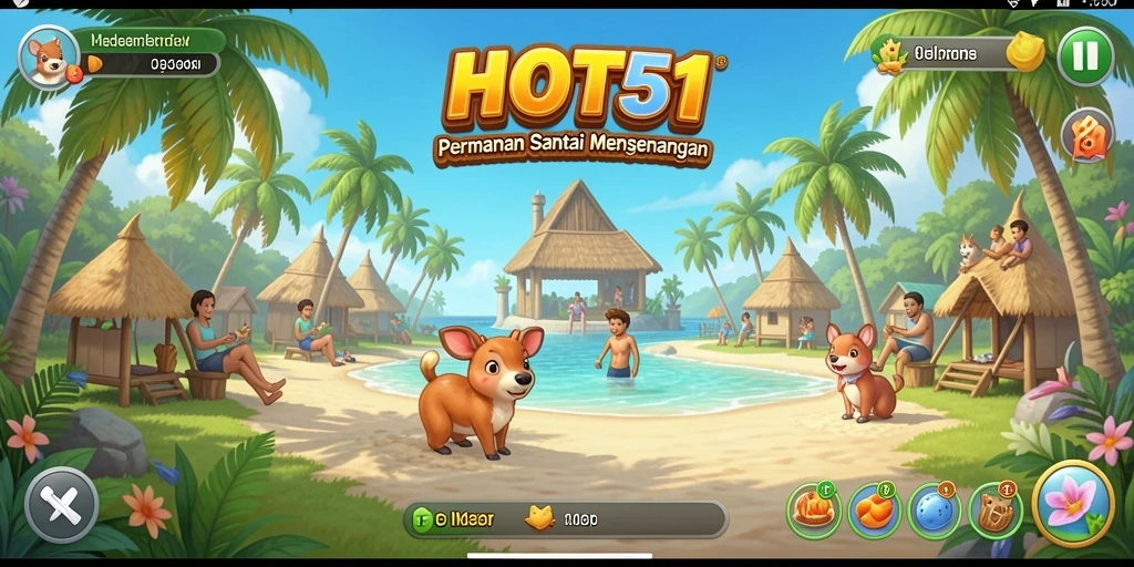 Tampilan menarik dari gameplay HOT51 yang menggembirakan.