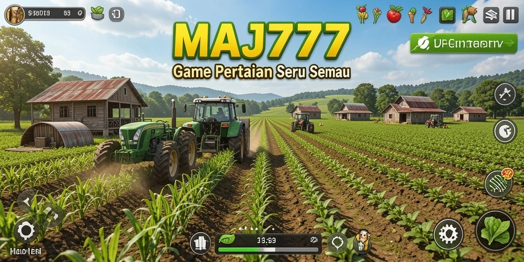 Gameplay menarik yang menampilkan aktivitas pertanian di MAJ777.