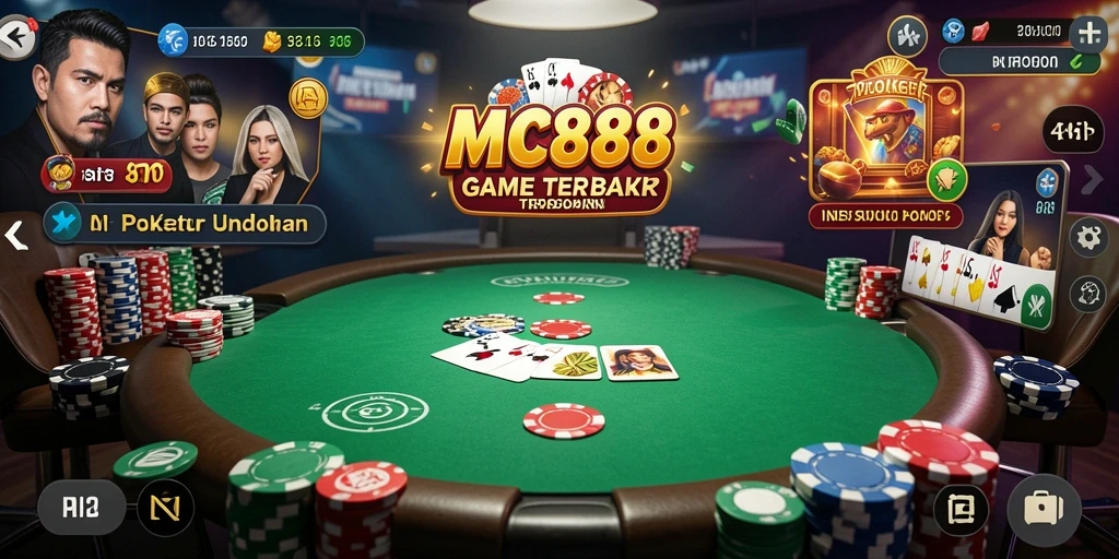 Screenshot menampilkan gameplay seru dari MC888 dengan pemain lain.