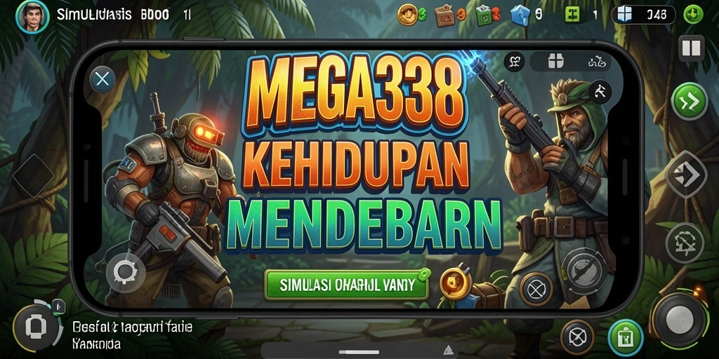 Tampilan gameplay MEGA338 yang menakjubkan dengan elemen simulasi kehidupan.