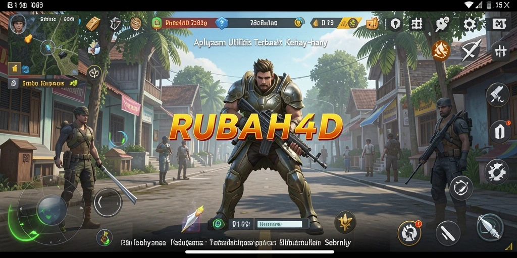 Tampilan utama RUBAH4D menampilkan alat utilitas yang berguna.