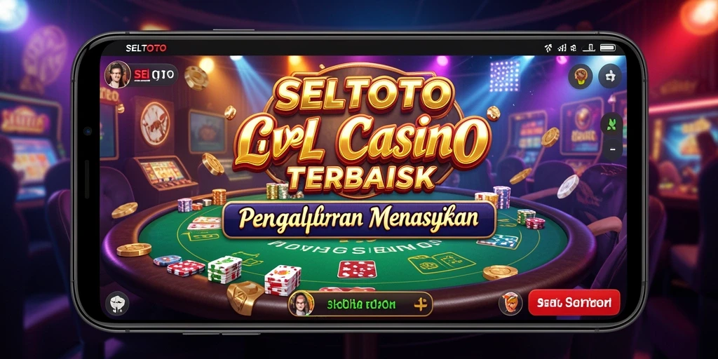 Tampilan gameplay SELTOTO yang menarik dengan dealer langsung.
