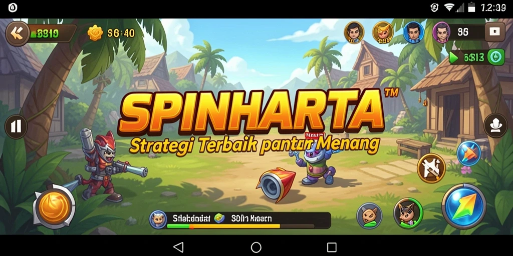 Tampilan menarik dari gameplay SPINHARTA yang penuh strategi.