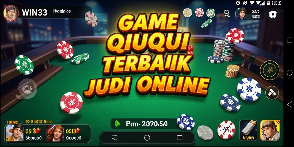 Tampilan menarik dan seru dari gameplay QiuQiu.