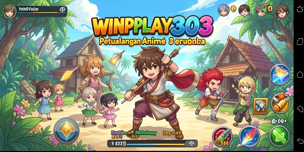 Tampilan gameplay WINPLAY303 yang penuh warna dan dinamis.